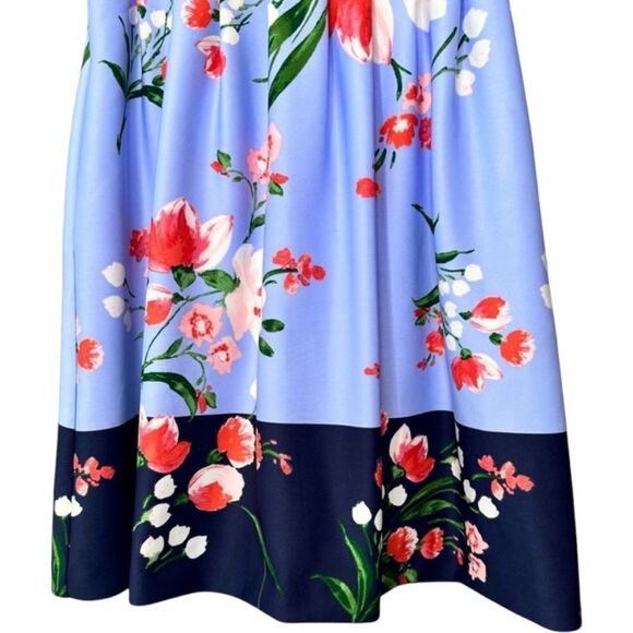 |EUC| VINCE CAMUTO Floral Fit and Flare Dress - Picture 3 of 6